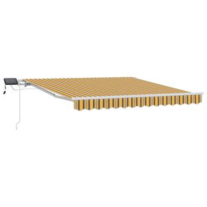 vidaXL Innvendbar Markise Flerfarget 300 x 250 cm Stoff og st&aring;l