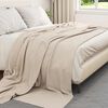 vidaXL Kastepledd 6 pcs Beige 240 x 220 cm Fleece