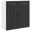 vidaXL Veggskap PORTO Svart 80 x 31 x 80 cm Konstruert tre