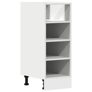 vidaXL Bunnskap "Riga" hvit 30x44,5x81,5 cm konstruert tre
