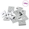 vidaXL Speilhenger Brakett 340 Nikkel 35 x 30 x 8,3 mm St&aring;l