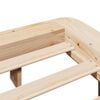 vidaXL Sengeramme uten madrass 180x200 cm heltre furu
