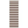 vidaXL Sebragardin brun 70x230 cm stoff bredde 65,9 cm polyester