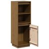 vidaXL Highboard honningbrun 37x34x110 cm heltre furu