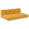 vidaXL Palle sofa pute Gul stoff