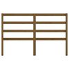 vidaXL Sengegavl honningbrun 156x4x100 cm heltre furu