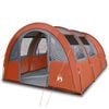 vidaXL Tunneltelt for camping 4 personer oransje vanntett