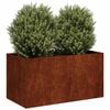 vidaXL Plantekasse rust 80x40x40 cm forvitringsst&aring;l