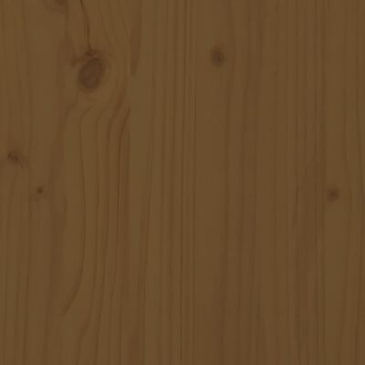 vidaXL Seniorseng honningbrun 100x200 cm heltre furu
