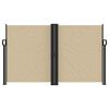 vidaXL Uttrekkbar sidemarkise beige 140x600 cm