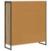 vidaXL Bokskap 2 pcs Kunstnerisk Eik 99,5 x 30 x 108 cm Konstruert tre