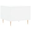 vidaXL Salongbord hvit 50x50x40 cm konstruert tre