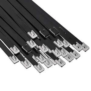vidaXL Kabeltau 250 stk. 7,9 x 800 mm Svart