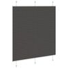 vidaXL pliss&eacute;gardin sort 120x100 cm Stoff Bredde 119,4 cm Polyester
