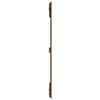 vidaXL Veggmontert hodegavl honningbrun 82,5x3x110 cm heltre furu