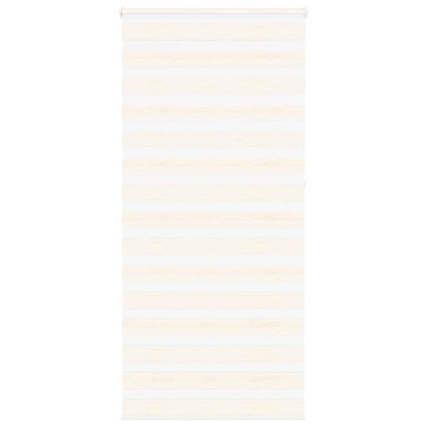 vidaXL Sebragardin marmor beige stoff bredde 105,9 cm polyester