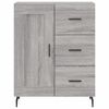 vidaXL Highboard gr&aring; sonoma 69,5x34x180 cm konstruert tre