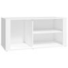 vidaXL Skoskap hvit 100x35x45 cm konstruert tre