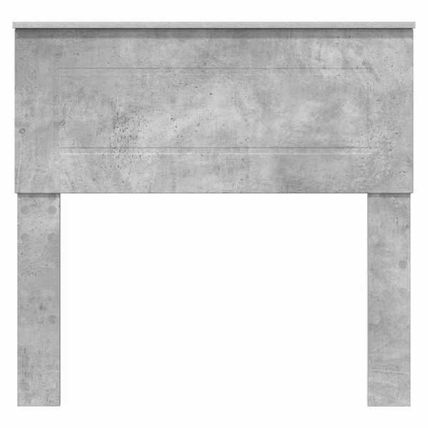 vidaXL Hodegavl med hodegjerde Betonggrå 75 cm Konstruert tre
