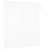 vidaXL Venetianspersienner med gardiner Hvit 175 x 160 cm Aluminium