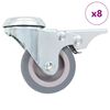 vidaXL Svinghjul med bolthull 8 stk 50 mm