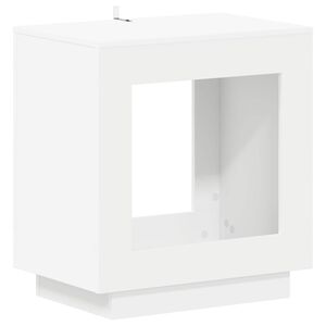 vidaXL Sidetabell Hvit 60 x 40 x 65 cm Konstruert tre