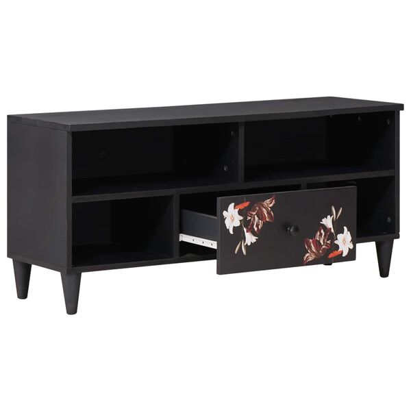 vidaXL Oppbevaringsskap Flerfarget 100 x 33,5 x 46 cm Massiv mango tre