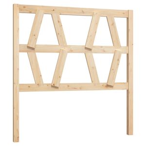 vidaXL Sengegavl 81x4x100 cm heltre furu