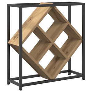 vidaXL Vinhylle 16 flasker Konstruert tre Artisan Eik