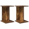 vidaXL Planteholder 2 pcs R&oslash;kt Eik 25 x 25,5 x 40,5 cm Konstruert tre