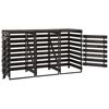 vidaXL Trippelt søppeldunkskur 210x75x121 cm malt heltre furu