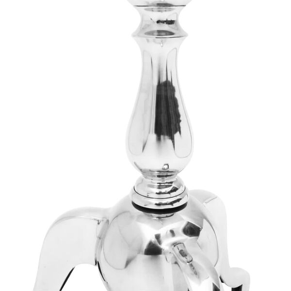 vidaXL Firkantede Sidebord Aluminum S&oslash;lv