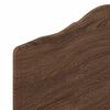 vidaXL Hodegavl Brun Eik 80 cm Konstruert tre