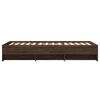 vidaXL Sengeramme uten madrass brun eik 90x190 cm konstruert tre