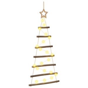 vidaXL Hengende juletre 90 cm 30 LED-lys Varmhvit