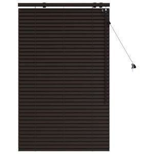 vidaXL Venetiansk persienne M&oslash;rk brun 85 x 130 cm 35 mm