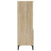 vidaXL Highboard sonoma eik 40x36x110 cm konstruert tre