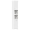 vidaXL Baderomsskap hvit 30x30x183,5 cm konstruert tre