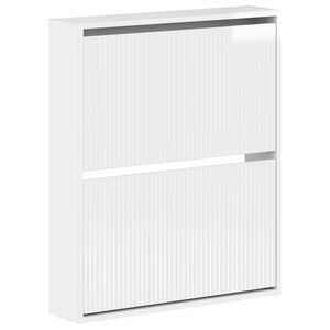 vidaXL Vegghengt skoskap ARNHEM 71 x 17 x 86 cm Konstruert tre
