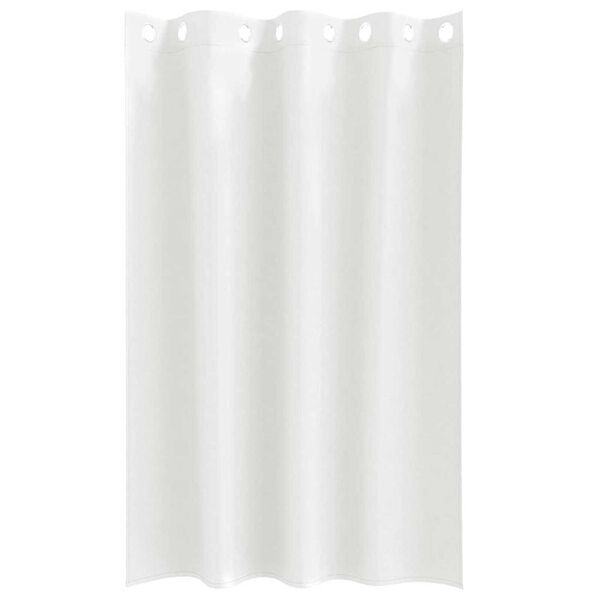 vidaXL M&oslash;rkleggende Gardiner med Ringer 2 pcs Ren Hvit 175 x 140 cm