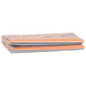 vidaXL Reserveduk til markise Bl&aring; og Oransje 1000 x 160 cm Polyester