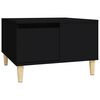 vidaXL Salongbord svart 55x55x36,5 cm konstruert tre