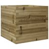 vidaXL Plantekasse 50x50x46 cm impregnert furu