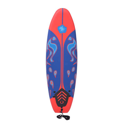 vidaXL Surfebrett blå og rød 170 cm