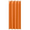 vidaXL Mørkleggende Gardiner med Ringer 2 pcs Lys Oransje 225 x 140 cm