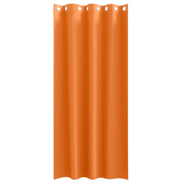 vidaXL Mørkleggende Gardiner med Ringer 2 pcs Lys Oransje 225 x 140 cm