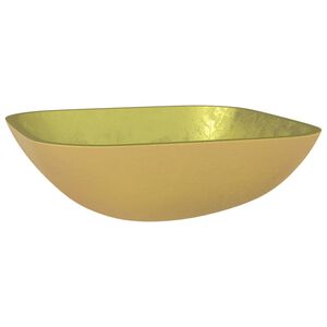 vidaXL Servant glass 42x42x14 cm gull
