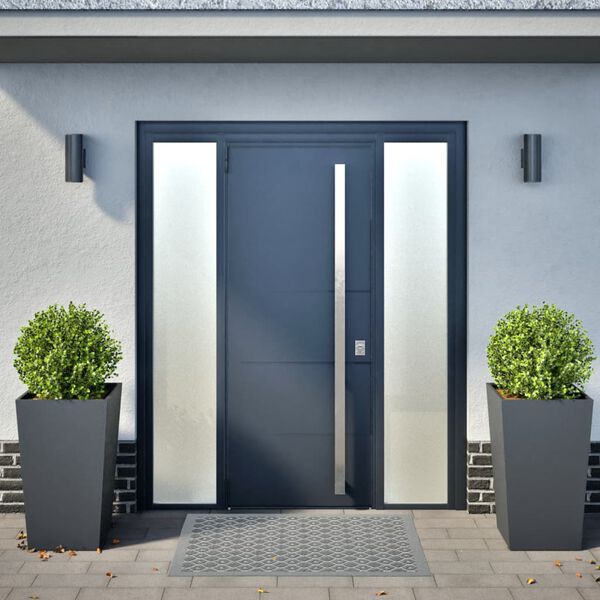 vidaXL Plantekasser 2 stk antrasitt 45x45x75 cm st&aring;l