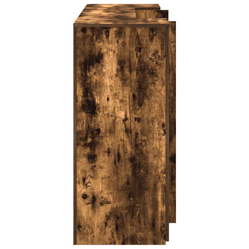 vidaXL Resepsjonspult røkt eik 180x50x103,5 cm konstruert tre