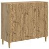 vidaXL Serviesskap Artisan eik 89 x 34,5 x 80 cm Konstruert tre